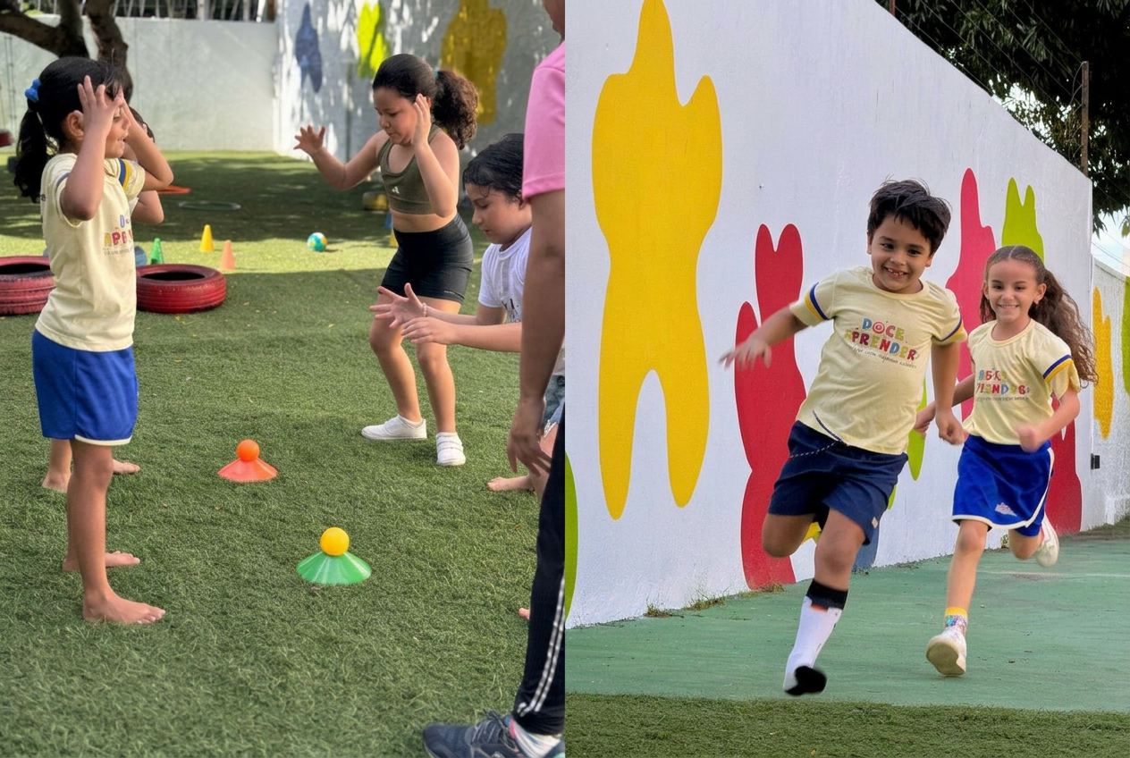 Aula de Cross Kids no Doce Aprender