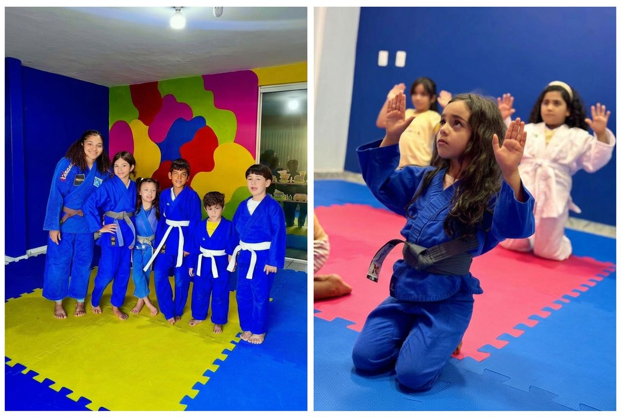 Aula de Judô no Doce Aprender