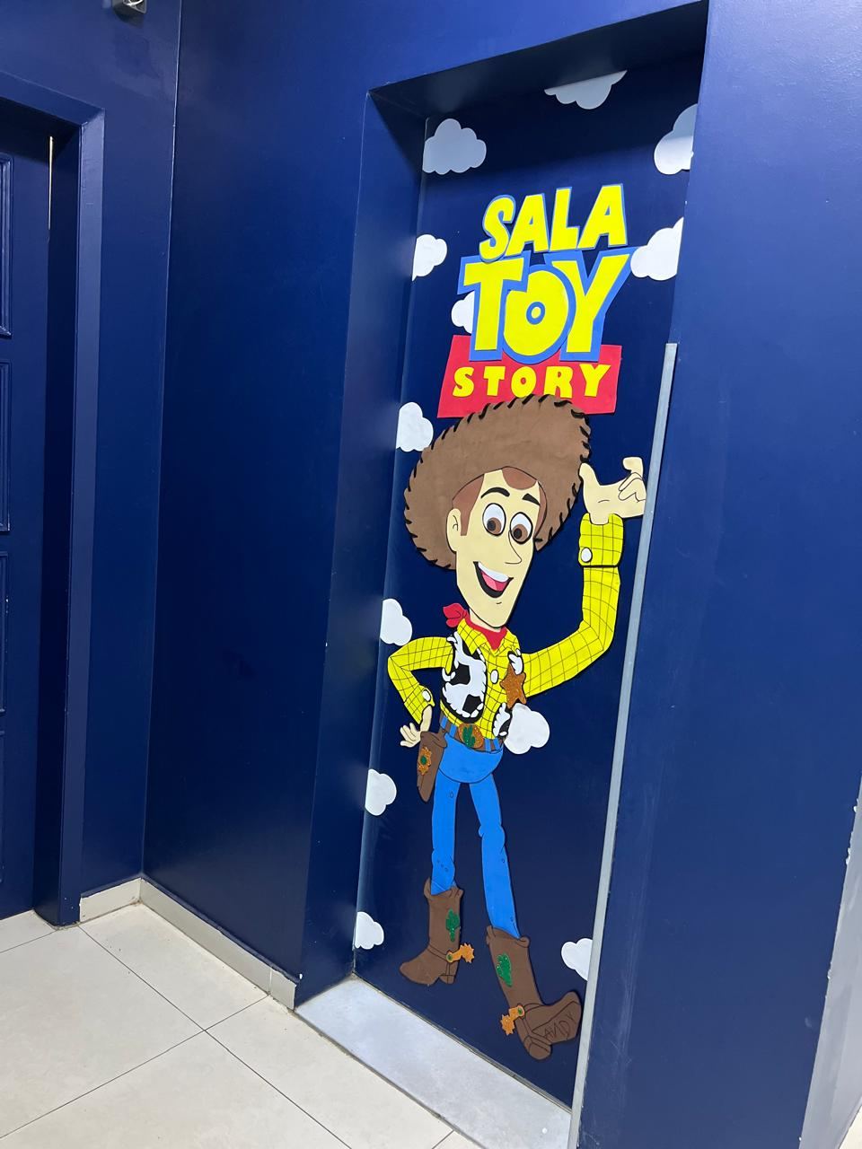 Sala Toy Story — ambiente lúdico para as crianças